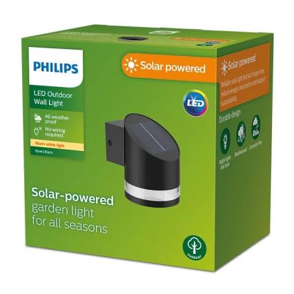 Philips - LED Solarna zidna rasveta FYCE LED/1,5W/3,7V 1200 mAh IP44