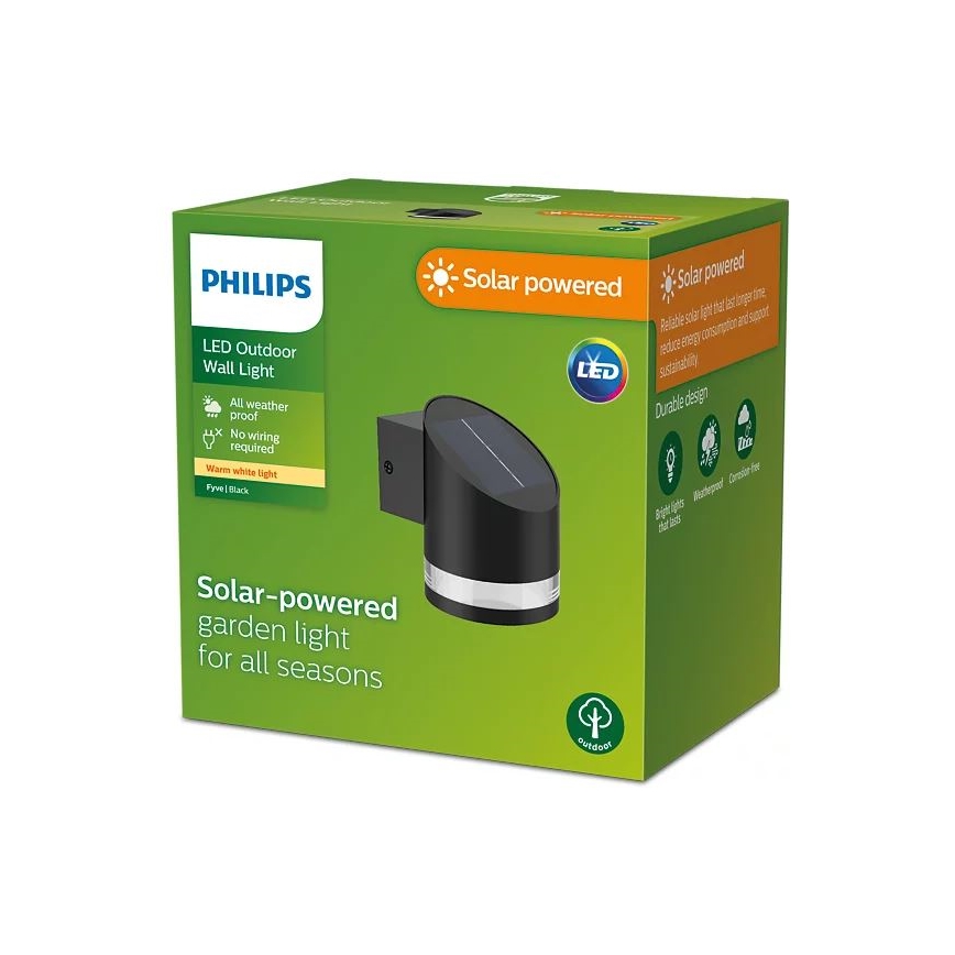 Philips - LED Solarna zidna rasveta FYCE LED/1,5W/3,7V 1200 mAh IP44