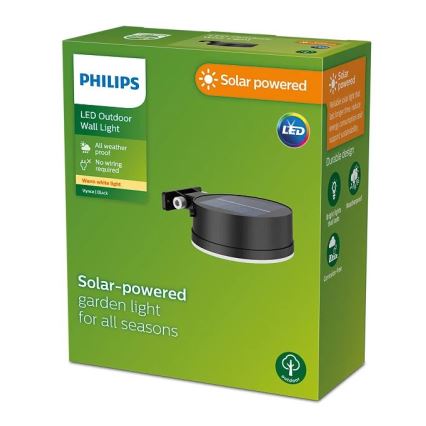Philips - LED Solarna zidna rasveta VYNCE LED/1,5W/3,7V 1500 mAh IP44