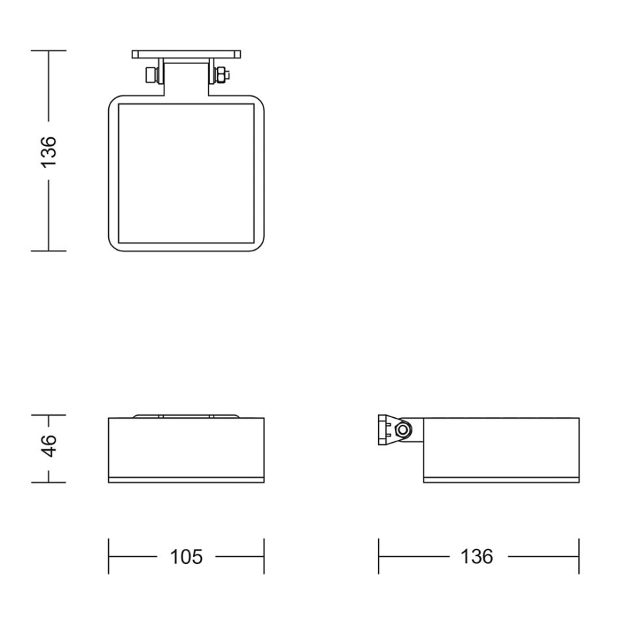 Philips - LED Solarna zidna rasveta VYNCE LED/1,5W/3,7V 1500 mAh IP44