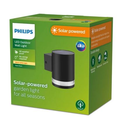 Philips - LED solarno zidno svetlo FYCE LED/1,5W/3,7V 1200 mAh IP44