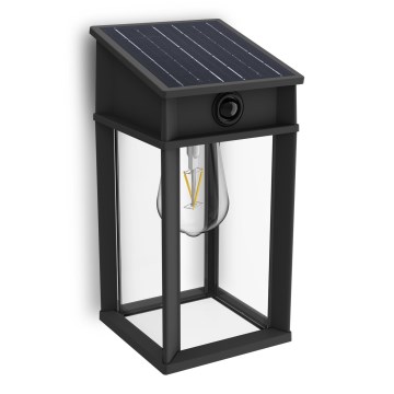 Philips - LED solarno zidno svetlo sa senzorom pokreta i sumraka GERI LED/3,2W/3,7V 2600 mAh 4000K IP44