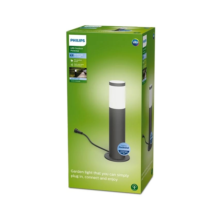 Philips - LED spoljašnja lampa GARDENLINK LED/6W/12V 4000K IP44