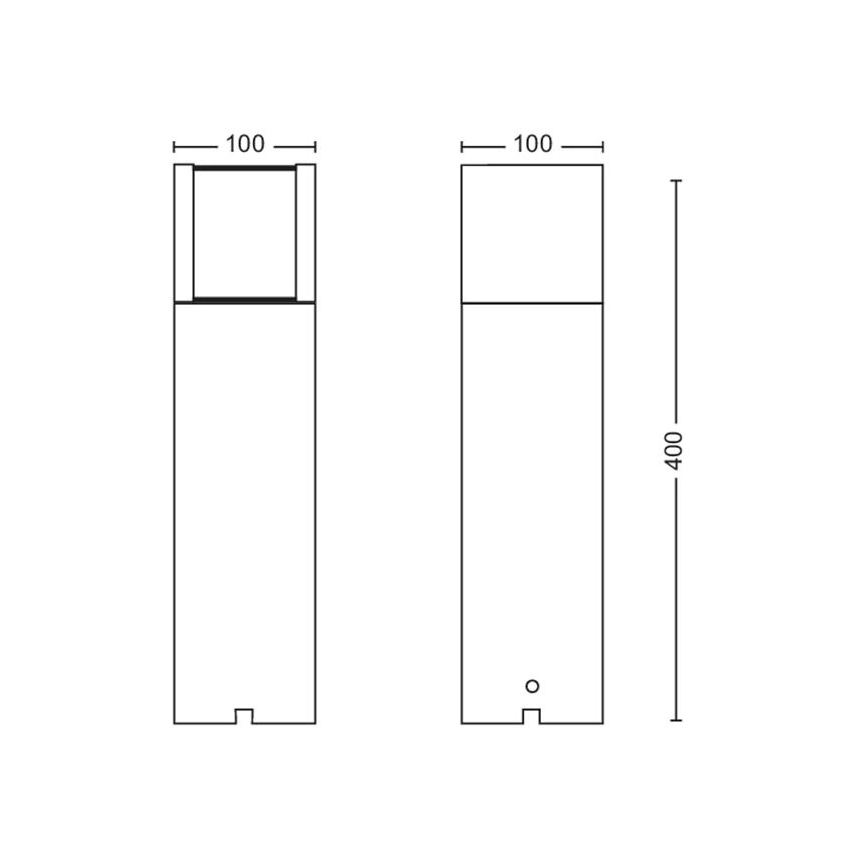Philips - LED Spoljna lampa LED/6W/12V 4000K 2700K IP44