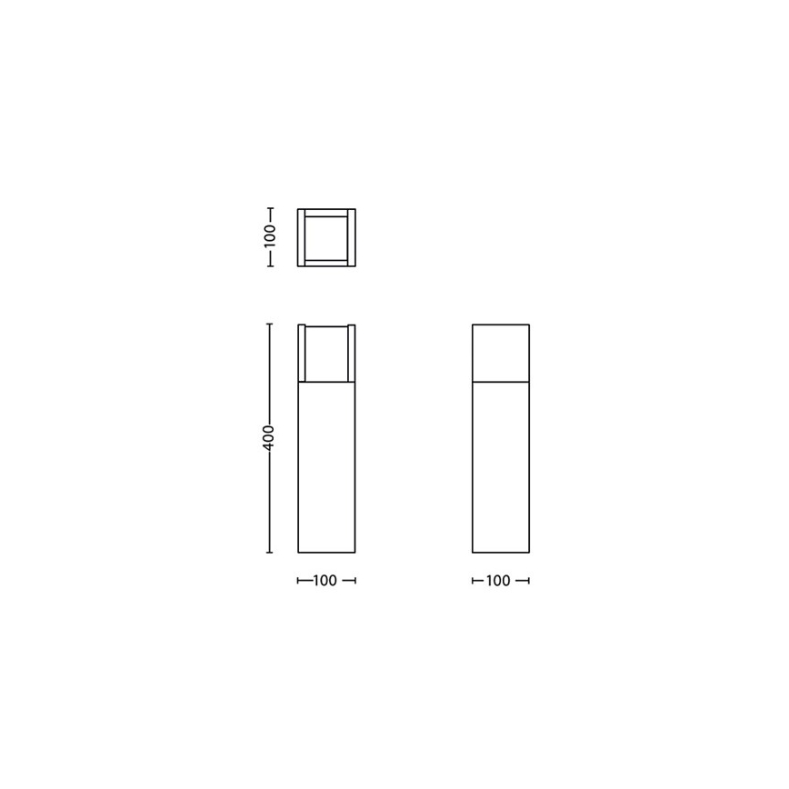 Philips - LED Spoljna lampa LED/3,8W/230V 40 cm 3000K IP44