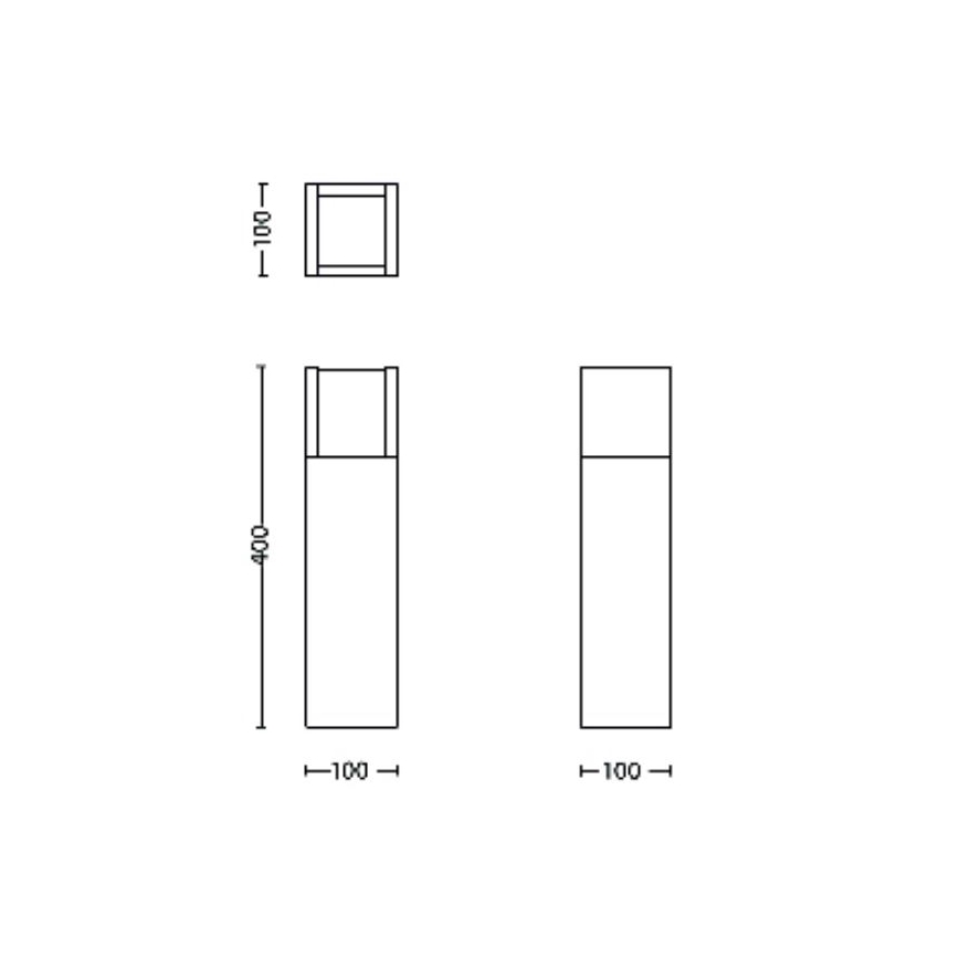 Philips - LED Spoljna lampa ARBOUR LED/3,8W/230V 40 cm 2700K IP44