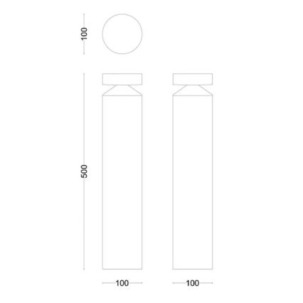Philips - LED Spoljna lampa LAVEN LED/6W/230V 2700K IP44