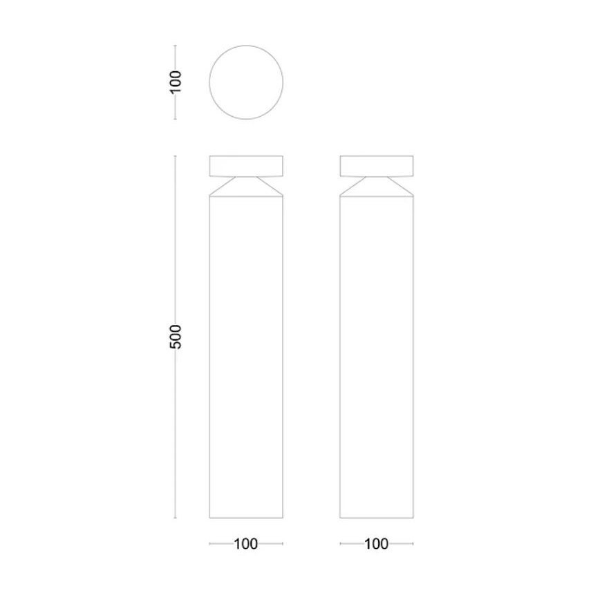 Philips - LED Spoljna lampa LAVEN LED/6W/230V 2700K IP44