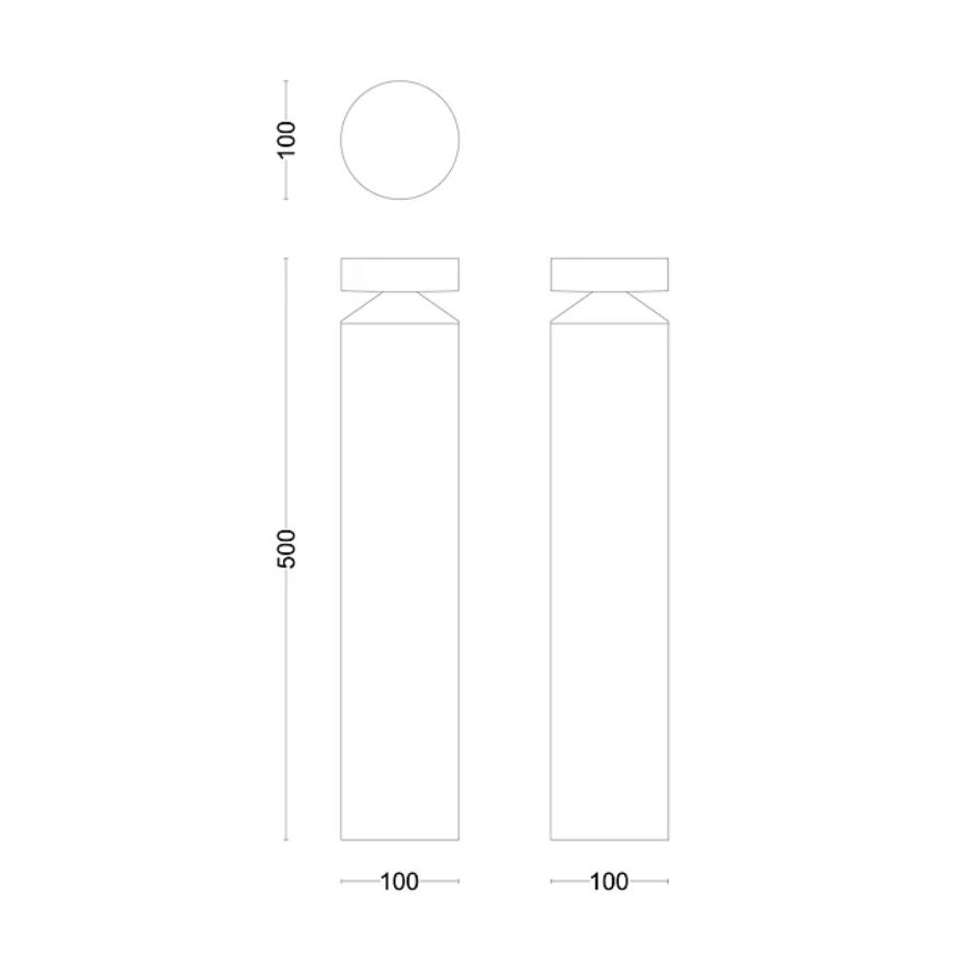 Philips - LED Spoljna lampa LAVEN LED/6W/230V 4000K IP44