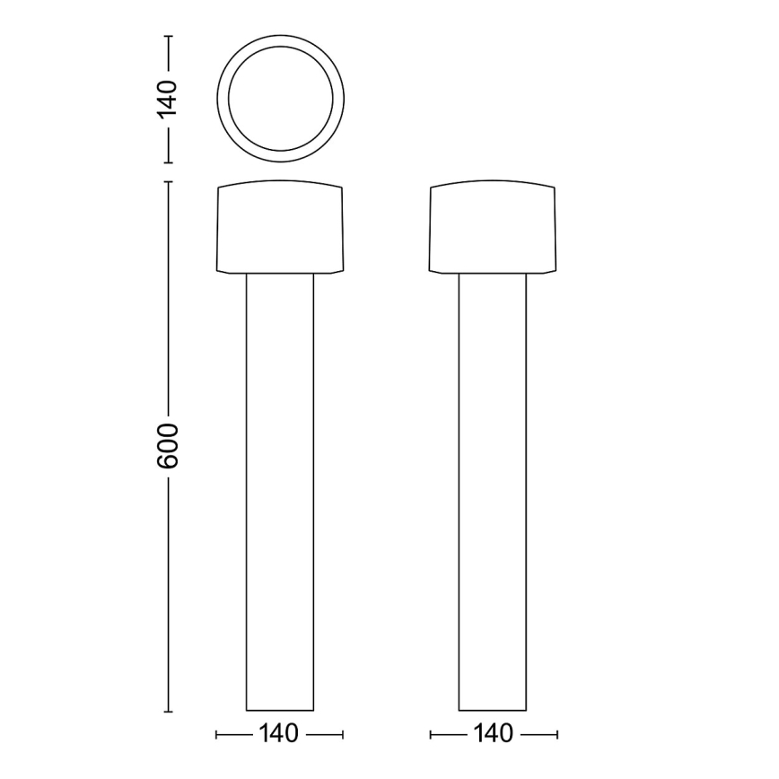 Philips - LED Spoljna lampa OTIS LED/4,3W/230V 2700K IP44