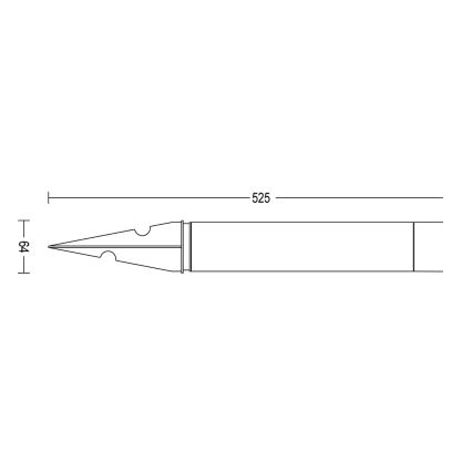 Philips - LED Spoljna lampa PUREX LED/1,5W/24V IP44