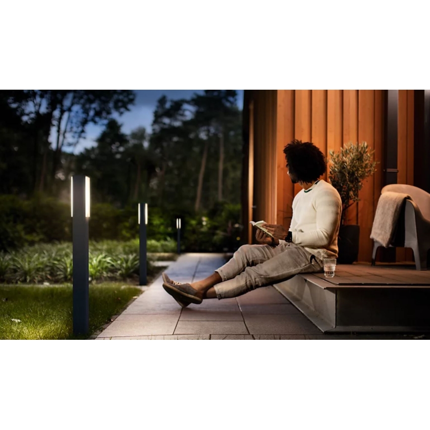 Philips - LED Spoljna lampa STRATOSPHERE LED/3,8W/230V 77 cm 2700K IP44