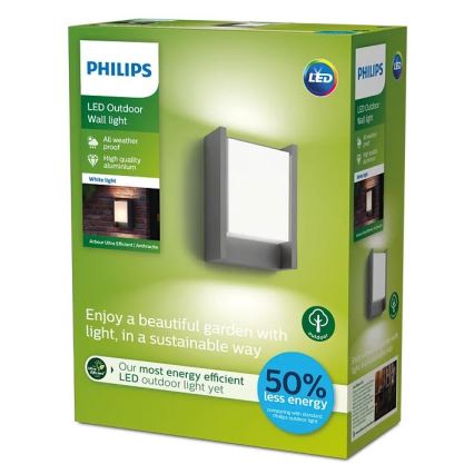 Philips - LED Spoljna zidna lampa LED/3,8W/230V 3000K IP44