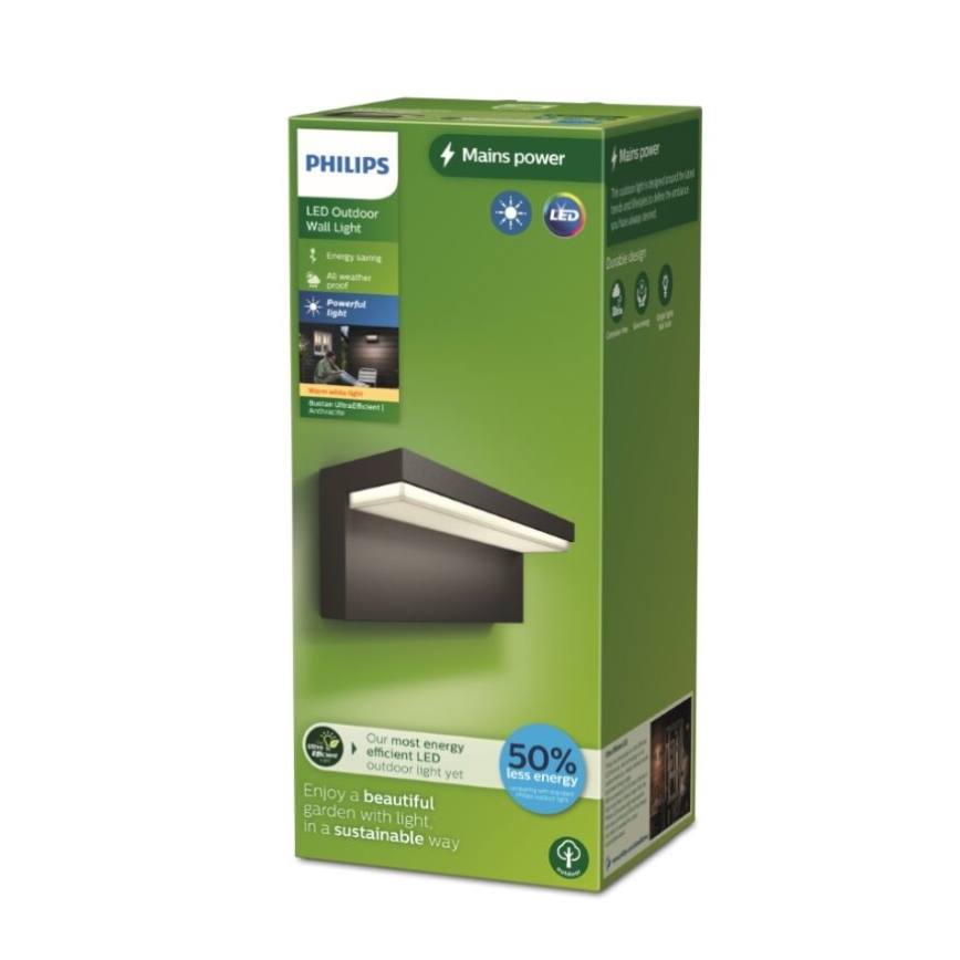 Philips - LED Spoljna zidna lampa BUSTAN LED/3,8W/230V 2700K IP44