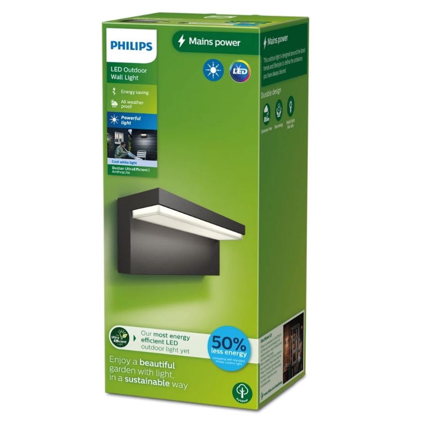 Philips - LED Spoljna zidna lampa BUSTAN LED/3,8W/230V 4000K IP44