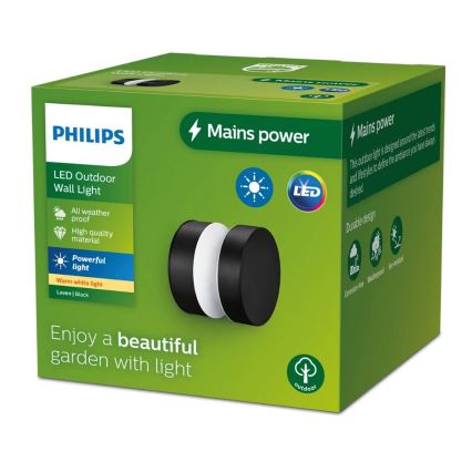 Philips - LED Spoljna zidna lampa LAVEN LED/6W/230V 2700K IP44