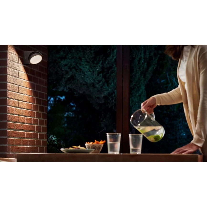 Philips - LED Spoljna zidna lampa LED/7W/230V 2700K IP44
