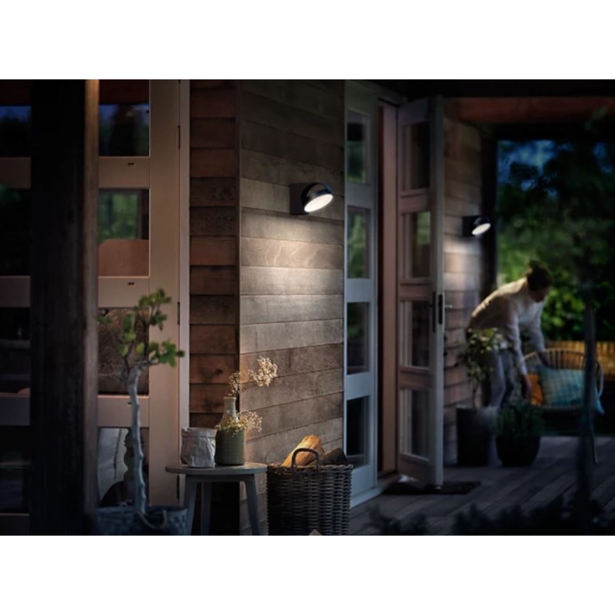 Philips - LED Spoljna zidna lampa LED/7W/230V 2700K IP44