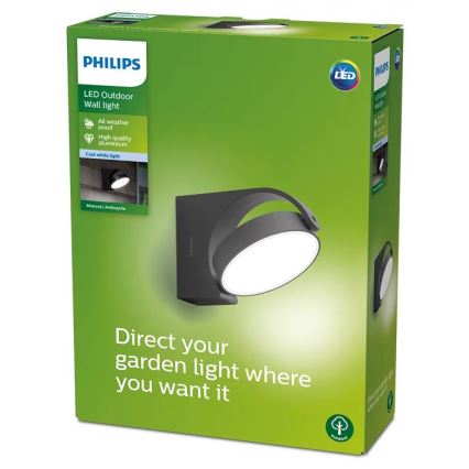 Philips - LED Spoljna zidna lampa LED/7W/230V 4000K IP44