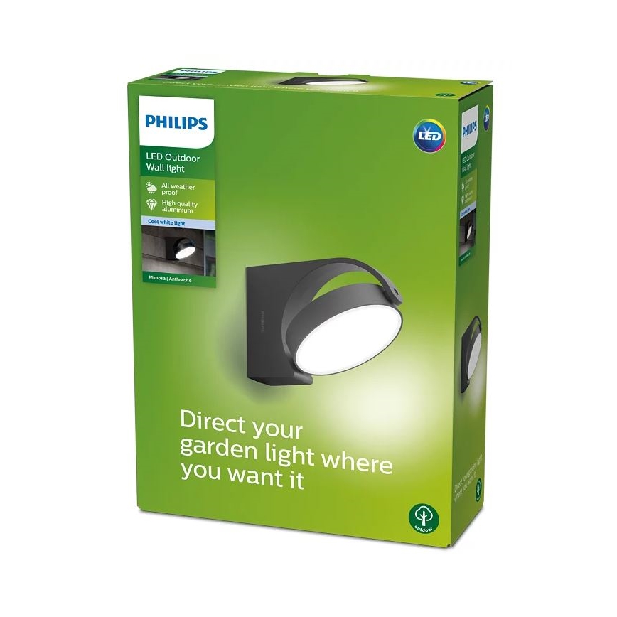 Philips - LED Spoljna zidna lampa LED/7W/230V 4000K IP44