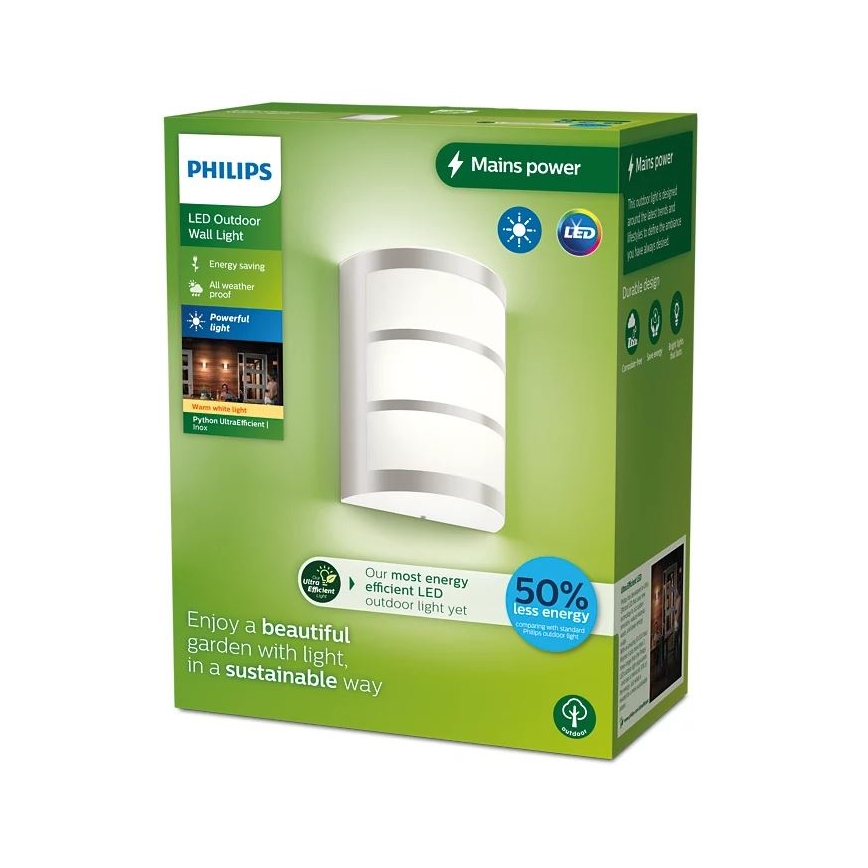 Philips - LED Spoljna zidna lampa PYTHON LED/3,8W/230V IP44