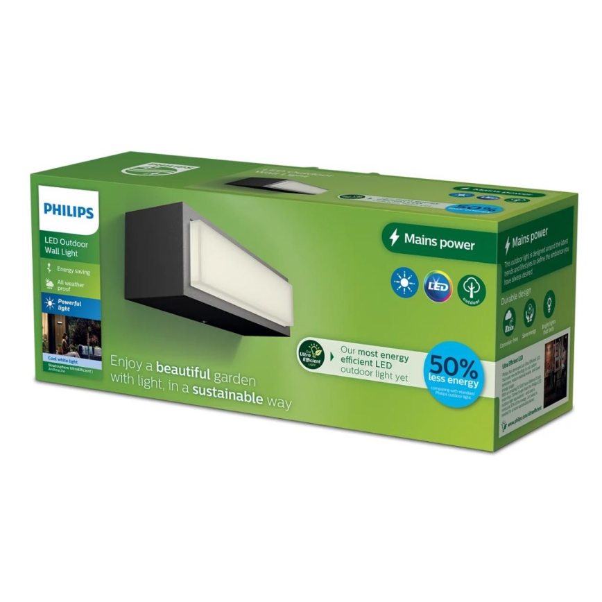 Philips - LED Spoljna zidna lampa STRATOSPHERE LED/3,8W/230V 4000K IP44