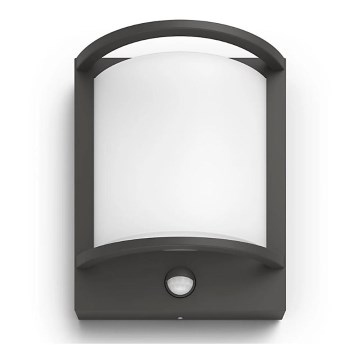 Philips - LED spoljna zidna svetiljka sa senzorom SAMONDRA LED/3,8W/230V IP44