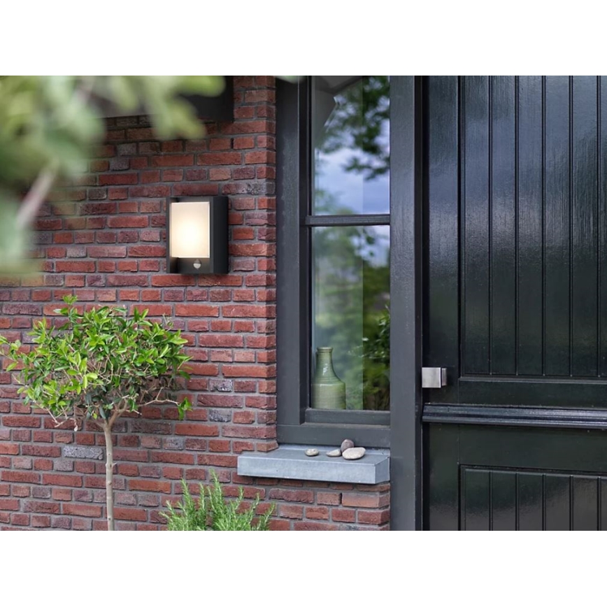 Philips - LED spoljašnje zidno svetlo sa senzorom ARBOUR LED/3,8W/230V 2700K IP44