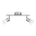 Philips - LED spot svetiljka 2xLED/4,3W/230V mat hrom
