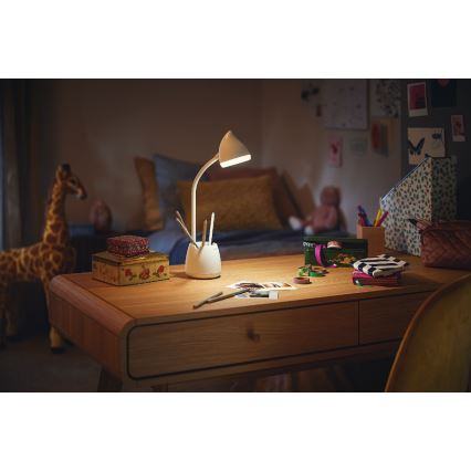 Philips - LED Prigušiva stona lampa na dodir HAT LED/4,5W/5V 1800 mAh 3000/4000/5700K CRI 90