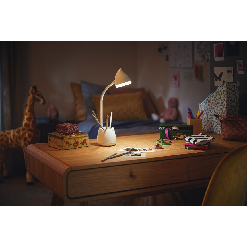 Philips - LED Prigušiva stona lampa na dodir HAT LED/4,5W/5V 1800 mAh 3000/4000/5700K CRI 90