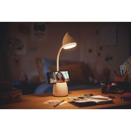 Philips - LED Prigušiva stona lampa na dodir HAT LED/4,5W/5V 1800 mAh 3000/4000/5700K CRI 90