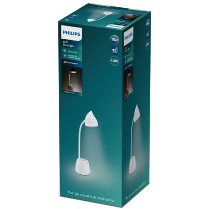 Philips - LED Prigušiva stona lampa na dodir HAT LED/4,5W/5V 1800 mAh 3000/4000/5700K CRI 90