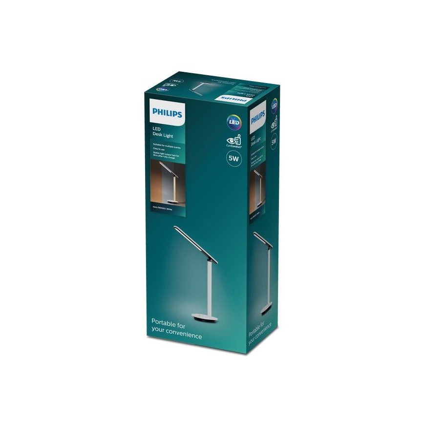 Philips - LED Prigušiva stona lampa na dodir IVORY LED/5W/5V 3000 mAh 2700/3600/5000K CRI 90