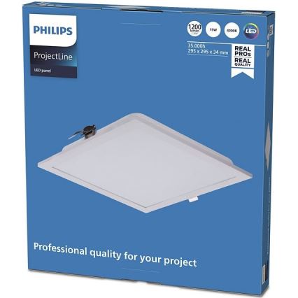 Philips - LED Ugradbena lampa PROJECTLINE LED/15W/230V 29,5x29,5 cm