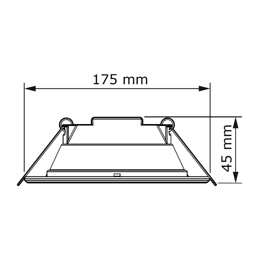 Philips - LED Ugradbena lampa SLIM LED/11W/230V 3000K