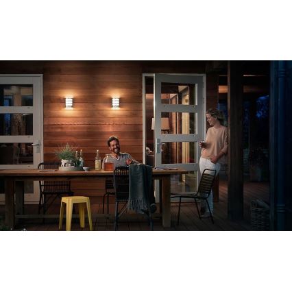 Philips - LED Zidno spoljašnje osvetljenje sa senzorom PYTHON LED/3,8W/230V IP44