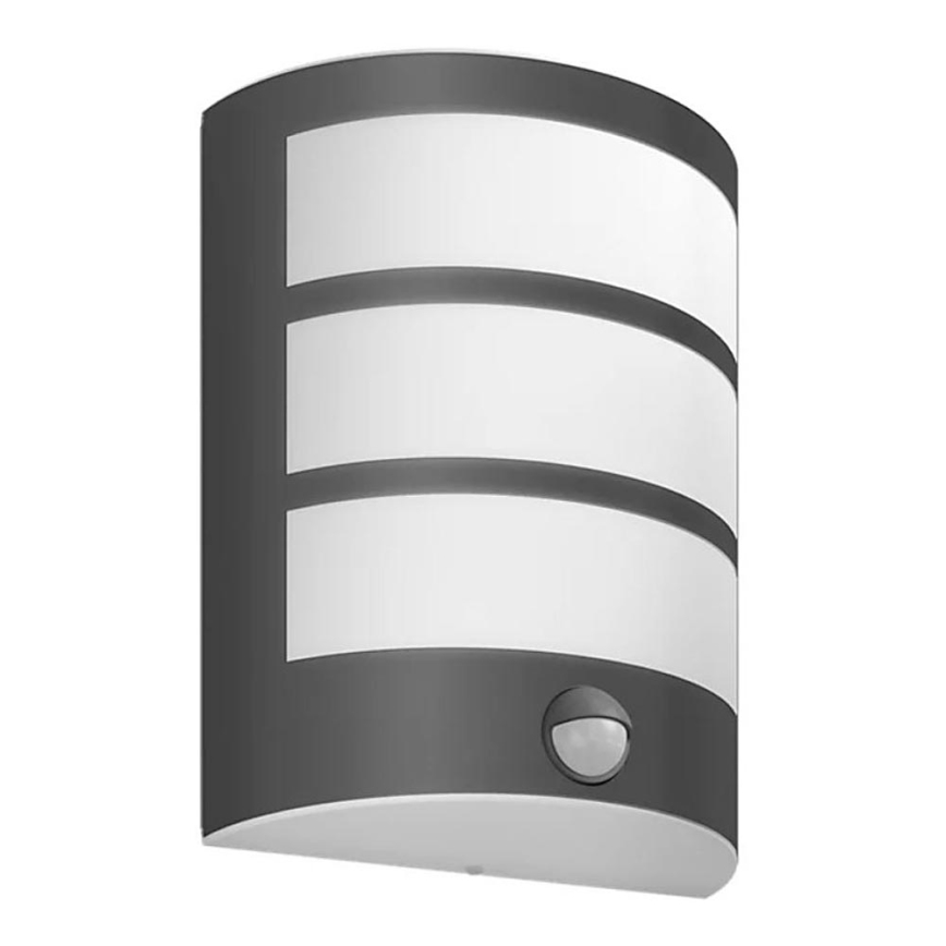 Philips - LED Zidno spoljašnje osvetljenje sa senzorom PYTHON LED/3,8W/230V IP44
