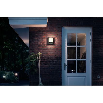 Philips - LED Zidno spoljašnje osvetljenje sa senzorom SAMONDRA LED/3,8W/230V IP44