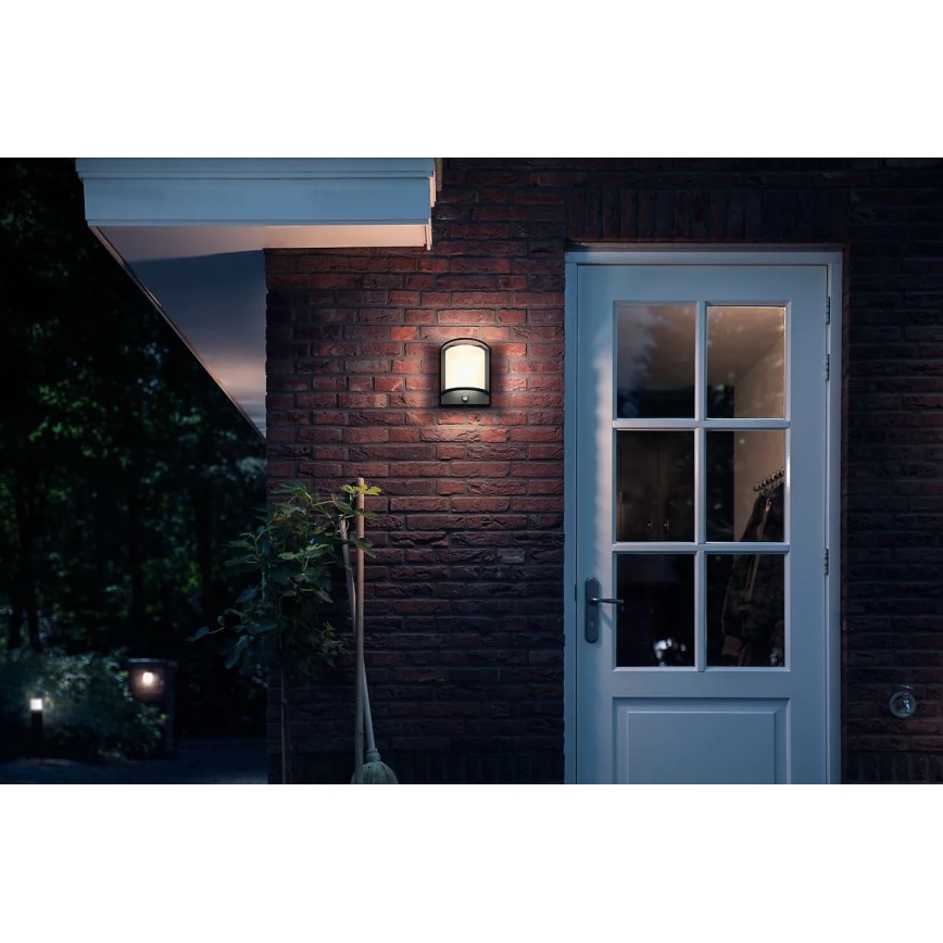 Philips - LED Zidno spoljašnje osvetljenje sa senzorom SAMONDRA LED/3,8W/230V IP44