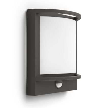 Philips - LED Zidno spoljašnje osvetljenje sa senzorom SAMONDRA LED/3,8W/230V IP44