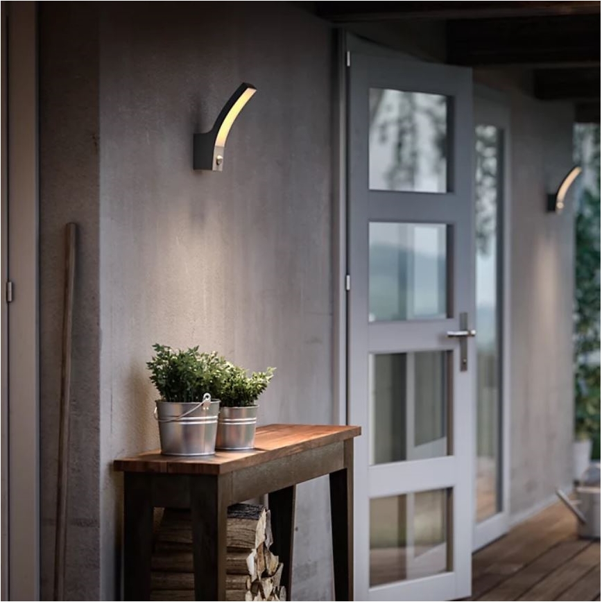 Philips - LED Zidno spoljašnje osvetljenje sa senzorom SPLAY LED/3,8W/230V IP44