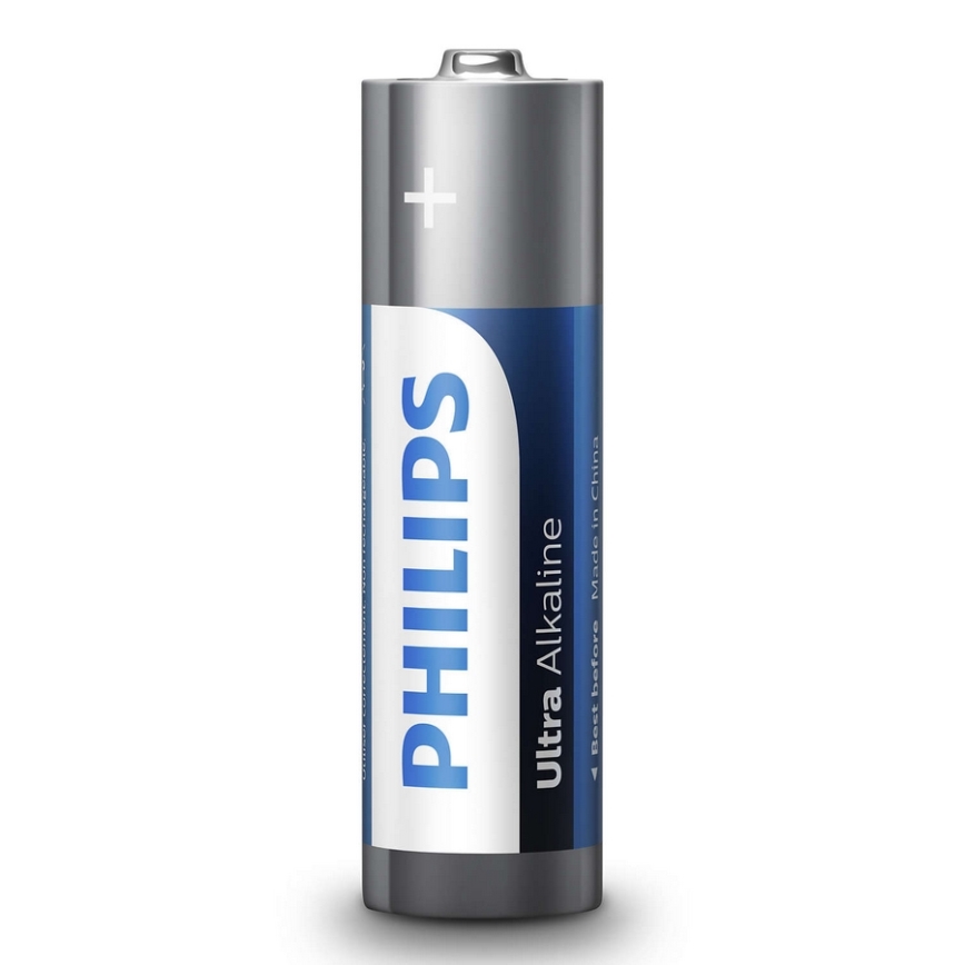 Philips LR6E4B/10 - 4 kom alkalnih AA baterija ULTRA ALKALINE 1,5V 2800mAh