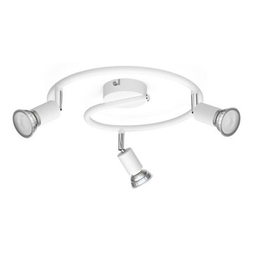 Philips - Plafonsko reflektorsko svetlo 3xGU10/50W/230V, belo