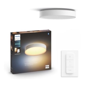 Philips - prigušiva kupatilska LED svetiljka Hue DEVERE 33,5W/230V IP44 prečnik 425 mm 2200-6500K + daljinski upravljač