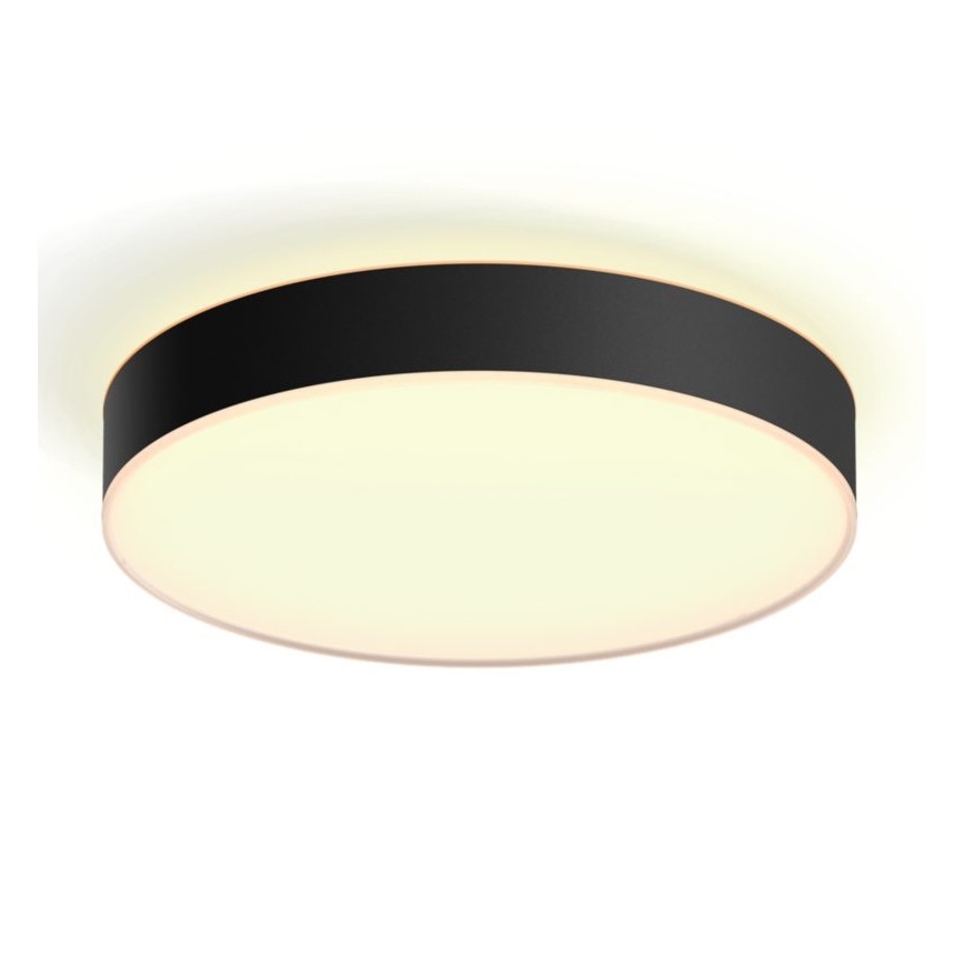 Philips - LED prigušiva plafonska svetiljka Hue LED/33,5W/230V 2200-6500K prečnik 425 mm crna + daljinski upravljač