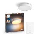 Philips - prigušiva LED plafonska svetiljka Hue LED/19,2W/230V 2200-6500K pr. 381 mm bela + daljinski upravljač