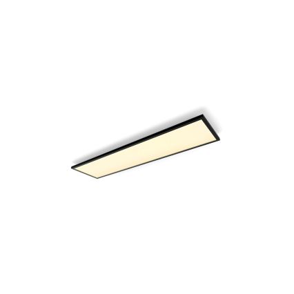 Philips - LED prigušiva stropna svetiljka Hue AURELLE LED/39W/230V 2200-6500K 120x30 cm crna