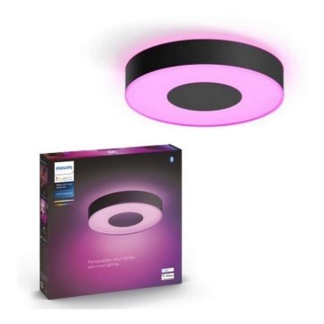 Philips - prigušiva LED RGB stropna lampa Hue INFUSE LED/33,5W/230V 2000-6500K prečnik 381 mm crna