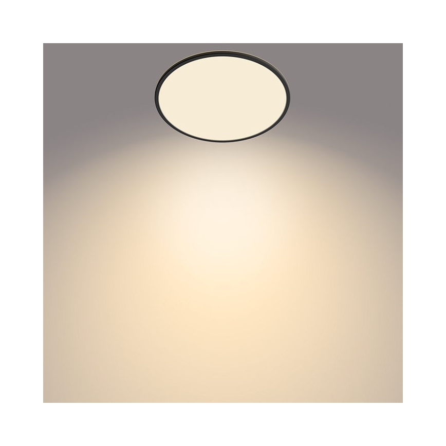 Philips - LED prigušiva spoljna svetiljka SUPERSLIM SCENE SWITCH LED/15W/230V IP54 crna